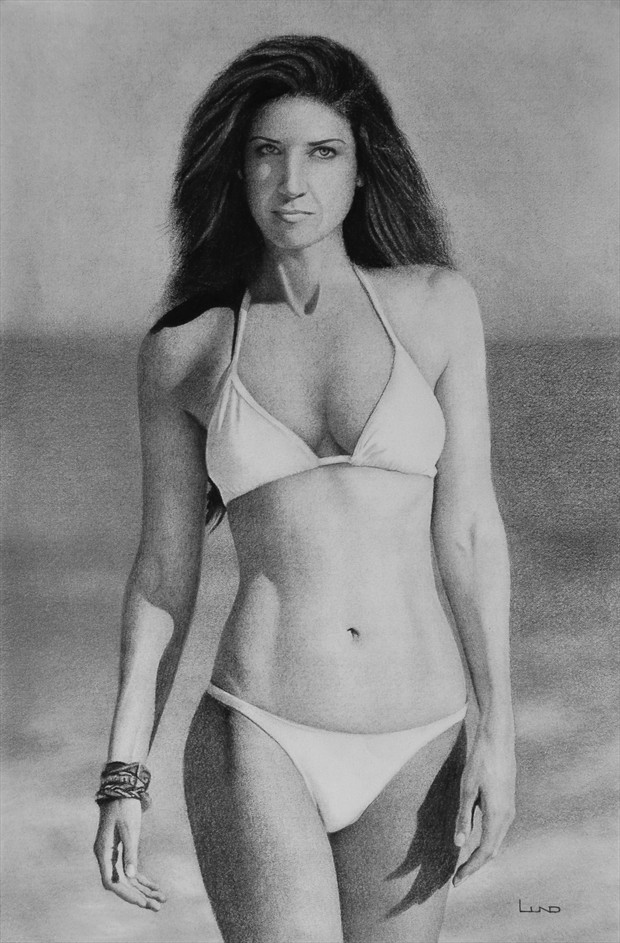 %22Goddess by the Sea%22 Bikini Artwork by Artist Legends by Lund